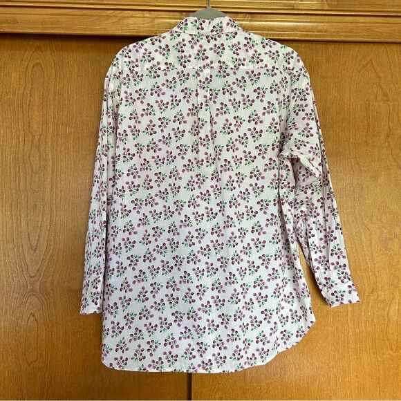 J. Crew Relaxed-fit Lightweight Cotton Poplin Shirt in Whisper Peach Berry Sze 6 - Picture 8 of 12